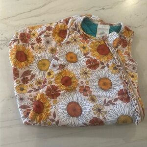 Posh Peanut Sunflower Print Kids Sleep Sack
